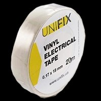 UNIFIX ETU-20W Изоляционная лента бела 0.17х18мм 20м 29079 фото