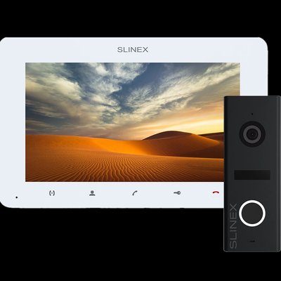 Slinex ML-17HD(Black) + SM-07MHD(White) Комплект видеодомофона 30251 фото