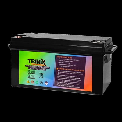 TRINIX 150 Ah 12V LiFePo4 Акумуляторна батарея 31834 фото
