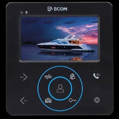 BCOM BD-480 Black Відеодомофон 32733 фото