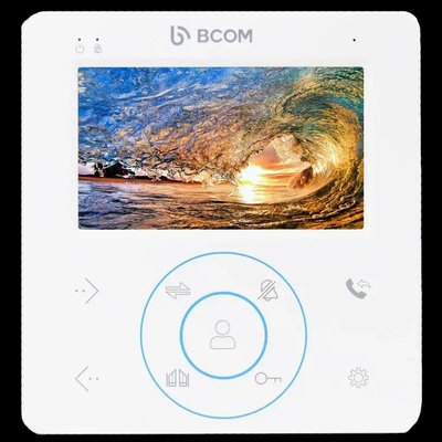 BCOM BD-480 White Відеодомофон 32734 фото