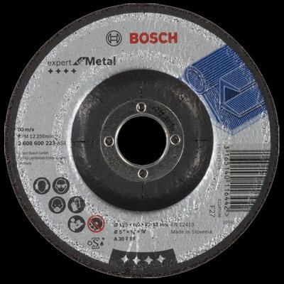 Bosch 125 x 6 мм (2608600223) Обдирочный круг для металла 30071 фото