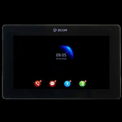BCOM BD-770FHD Black Видеодомофон 32758 фото