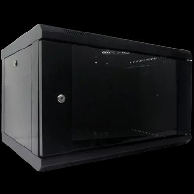 Hypernet WMNC-500-6U-FLAT-BLACK Шафа комутаційна настінна 6U 600x500 30805 фото