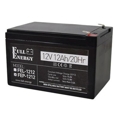 Full Energy FEP-1212 Аккумулятор 12В 12 Ач для ИБП 25671 фото