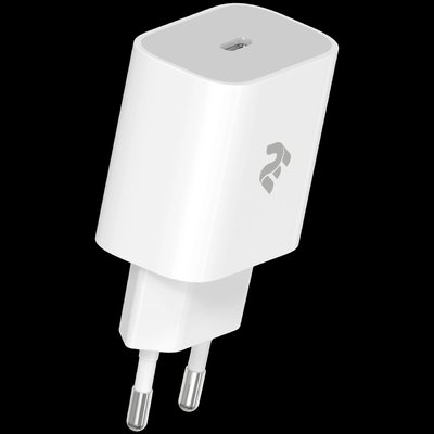 2E USB-C PD Зарядний пристрій мережевий 20Вт білий 33109 фото