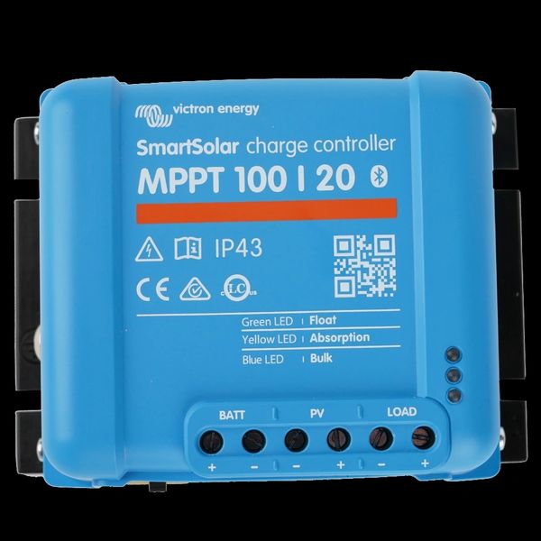 Victron Energy SmartSolar MPPT 100/20 48V (20A,12/24/48В) Контроллер заряда 27912 фото