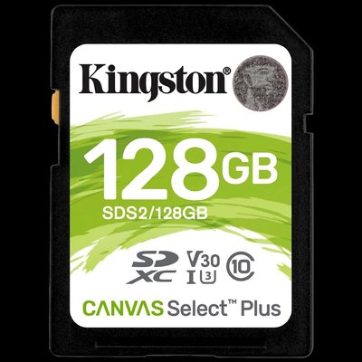 Kingston 128GB SDXC Canvas Select Plus 100R C10 UHS-I U3 V30 Модуль флэш-памяти 32698 фото