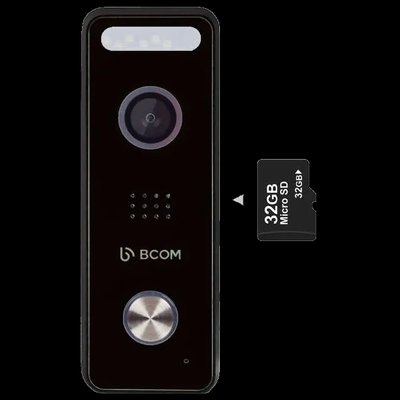 BCOM BT-400FHD/T Black SD Вызывная панель 32778 фото