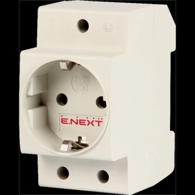 Enext e.socket.pro.din.tms Розетка на DIN-рейку 230 В 29564 фото