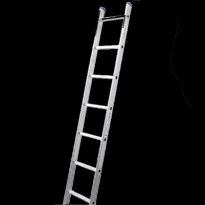 UNOMAX VIRASTAR Алюминиевая односекционная лестница 7 ступеней 30307 фото