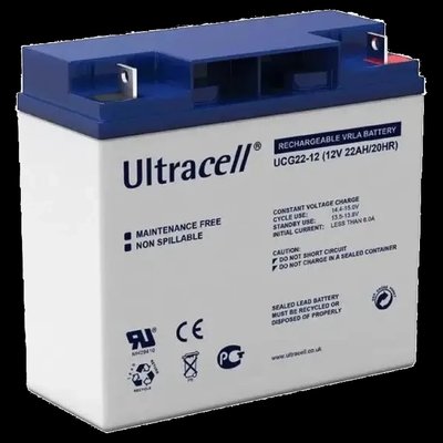 Ultracell UCG22-12 12V/22Ah Акумуляторна батарея 31883 фото