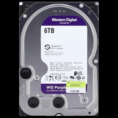 Western Digital WD Purple Surveillance WD63PURU жесткий диск 31637 фото