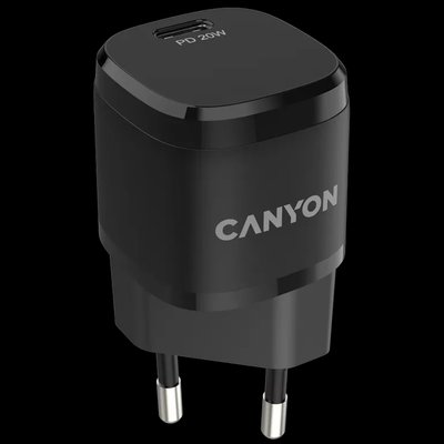 Canyon H-08 black (PD 20W) Сетевое зарядное устройство 28903 фото