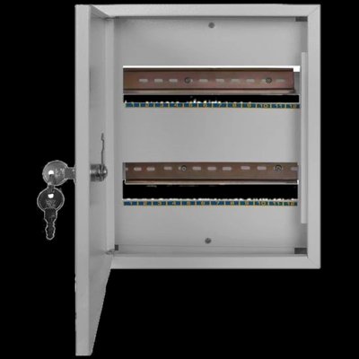 E.NEXT e.mbox.stand.n.24.z Шкаф металлический, под 24 мод., навесной, с замком 31260 фото