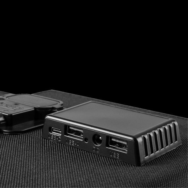 Neo Tools 120Вт Солнечная панель, регулятор напряжения, USB-C и 2xU 27089 фото