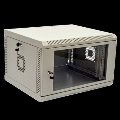 6U Шкаф 19" , 600x500x373мм (Ш*Г*В), эконом, акриловое стекло, серый 26500 фото