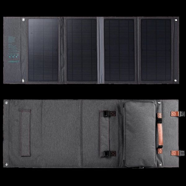 2E Портативна сонячна панель, 36 Вт зарядний пристрій, USB-С 20W, USB-A 18W 27933 фото