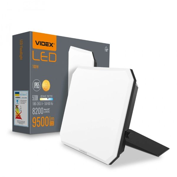 VIDEX F3 100W 5000K 220V LED прожектор 32093 фото