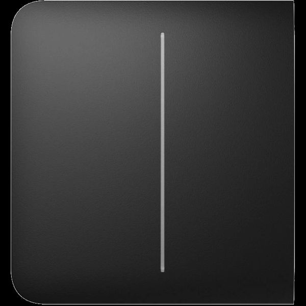 Ajax SideButton (2-gang) for LightSwitch black Бічна кнопка для двоклавішного вимикача 29246 фото