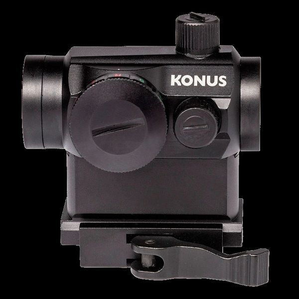 Konus NUCLEAR-QR 1×22 Приціл із маркою двоколірною 4 МОА коліматорний швидкознімний 27741 фото