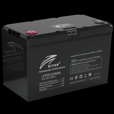 Ritar LFP25.6V50AH G3 Батарея з системою підігріву та bluetooth 32708 фото