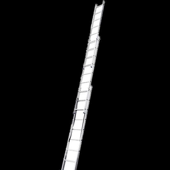 TRIOMAX VIRASTAR Алюмінієві трисекційні сходи 3х9 сходинок 30311 фото