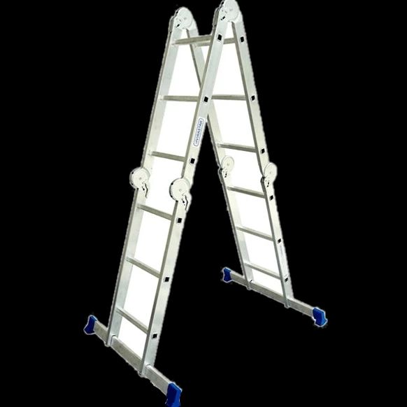 VIRASTAR TRANSFORMER Багатофункціональні шарнірні сходи-драбинки 4x3 сходинок 30318 фото